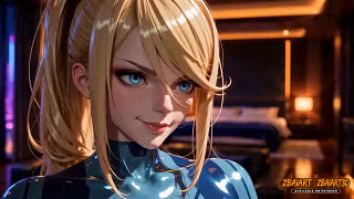 Samus Aran and Chun Li Tease Each Other in a Penthouse Rematch - Hentai
