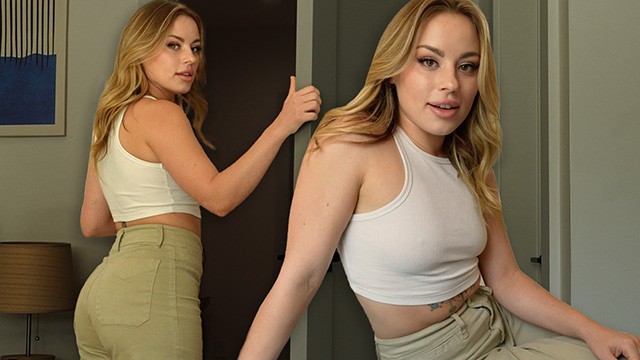 BREAKUP SEX with natural BIG BOOTY blonde - Anna Claire Clouds