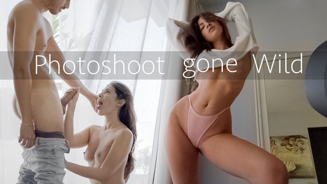 Hot Fitness model get Fucked during a Real Photoshoot