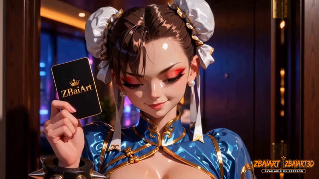 Chun Li Fingers and Fucks Samus Aran's Ass With Glowing Toys in a Penthouse - Hentai